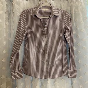 Vintage Retro Y2K Banana Republic Non- iron fitted stretch lilac button …